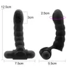 12 centimetri Pennello Dildo Strapon Vibratori Del Dito Per Le Donne Clitoride Tettarelle Da Biberon Stimolatore Spina Anale Vaginale Masturbatore Femminile Giocattoli sexy Erotici