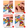 8Pcs/Set DIY Cartoon Paper Crafts Educational Toys For Children Handmade Handicraft Kindergarten Funny Arts And Kids Craft Gifts 220428