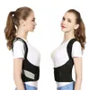 Back Posture Corrector Therapy Corset Spine Support Belt Lumbal Justerbar bandage för män kvinnor