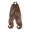 Yaki Pony Braiding Hair Ombre Synthetic Fake Hair Extensions Yaky Straight Pony Styles Braid Hair Colored Crochet Braids