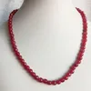 Chains Faceted Sapphire Emerald Ruby Jade Necklace Natural Stone Handmade Bohemia Collier Femme Jewelry Gift Simple Strand ChokerChains Sidn