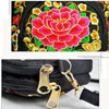 Marsupi Borsa da donna vintage Borsa a tracolla Hmong Tote Messenger Hippie Borsa a tracolla etnica Ricamo BohoWaist