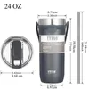 TYESO Tasse Thermique Thermos Bouteille d'eau Tasse sous Vide Gobelet Verres Bouteilles Thermo pour Tasses à Thé à Café Termos Gobelets Flacons 22083004