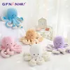 Pc Cm Cute Rabbit Hair Kawaii Octopus Pop Ocean Cuddles Stuffed Baby Sussen Soft Tentacles Toys Birthday Gift J220704