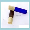 PACKING BELEIDSEN Office School Business Industrial 10ml Amber Blue Clear Frosted Glass Roll on Bottle Essentia DHSDT