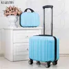 Klqdzms mode rullande bagage sätter spinnare retro resväska hjul tum kvinnor som bär på resväskor lösenord J220707
