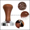 Tampers Coffeeware Cozinha Bar Garden Home Garden House Housed Hine Handled Device Device Powder Powder Aluminium Pow DNU