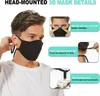 Overhead Face Mask Reusable and Washable Black Cloth Mask with Head Strap for Man Woman Teenagers