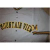 GlaMit Mountain View High School #72 Jeu de baseball Maillot porté 100% cousu Maillots de baseball personnalisés N'importe quel nom Numéro vintage