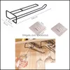 Tabletop Wine Racks Nail- Iron Rack Glass Holder Hanging Bar Hanger Shelf Stainless Steel Stand Paper Roll Drop Delivery 2021 Kitchen Storag