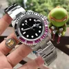 Mens Automatic Mechanical Watch 41mm 904L Rostfritt stål Sapphire Diamond Water Resistant Luminous Watches Montre de Luxe