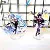 Genshin Impact Anime Game New Figure Shenhe Yunjin Arataki Itto Acrylic Stand Model Plate Desk Decor Standing Sign Fans Gifts AA220318