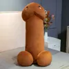 Fabriks grossimulering SexyFunny Plushtoys fylld mjuk dick docka riktig plysch kudde söta leksaker roliga gåvor3514250