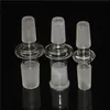 Adattatore riduttore in vetro da 18 mm maschio a 14 mm femmina per narghilè Adattatori di recupero connettori in vetro borosilicato smerigliato divisi