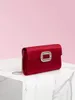 High-end newn evening bag clutch with pearl button soft handbags handmade patchwork color fashion boutique lady evening bags desig326B