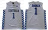 Kentucky Wildcats 0 Fox 11 John Wall Devin Booker Tyler Herro 12 Karl-Anthony Towns Royal White University Stitched Jerseys Good quality