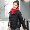Design Winter Jacka Women Stand Collar Female Outwear Padded Short Coat Patchwork Ladies Parka Mujer Invierno 201126