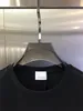 22ss Designer Tide T-shirts Bröstbrev Laminerat tryck Kortärmad High Street Lös Oversize Casual T-shirt 100 % ren bomull Toppar för män och kvinnor