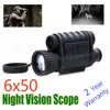 Wielofunkcyjny 6x50 Noktowi Vision Sight Night Hunting Riflescope 200m NV Telescope Optics Digital monokular