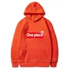 One Piece Hoodies Homens Mulheres Autumn Casual Pullover Sweats Compolado Sweotshirts