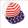 Caps Captas 15734 Dia da Independência Baby Crianças Mãe Baseball Hat Children Mesh Cap Boys Girls Ball Ball Drop Mxhome Dhmyh