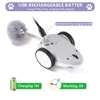 Inteligentna Mysz R Interaktywna Kot Zabawki App Zdalne sterowane automatyczne ładowanie USB 360 stopni Elektryczny kot pióro Kitten zabawki 220423