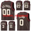 City Earned Edition Basketbal CJ ​​McCollum Jersey 3 Damian Lillard 0 Jusuf Nurkic 27 Robert Covington 23 Carmelo Anthony 00 Team