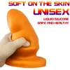 BDSM Liquid Silicone Soft Huge Anal Beads Vaginal Anus Dilator Expander Big Butt Plug Erotic Dildos sexy Toys for Women Men