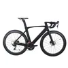 Roue en carbone avec frein à disque complet, vélo de route aérodynamique TT-X34, câble caché 8.35kg avec groupe 105-R7020