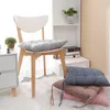 Cushion/Decorative Pillow Small Fresh Style Plaid Print Dining Chair Cushion Summer Breathable Cotton Linen Seat Pads Household Thickened Sq