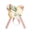 Poignet fleur mariage demoiselle d'honneur main Rose fleurs artificielles ruban fête bal 3 couleurs W1986b