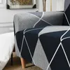 Yanyangtian Plaid soffa täcker elastiska för vardagsrum tryckt soffavsnitt stretch slipcover 220615
