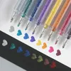 Étudiant Peinture Stylos À Bille Bonbons Couleurs Flash Gel Stylo Ensemble DIY Compte À La Main Coloré À Bille École Fournitures D'écriture BH6550 WLY