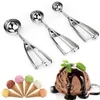 Ice Cream Scoop Stainless Steel Cookie Dough Scooper For Fruit Melon Baller Digging Ball Kitchen Confectionery Tool Accessories 220509