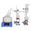 ZZKD Lab Supplies Small 5L Short Path Distillation Equipment with DLSB5 10 Chiller and Circulating Water Vacuum Pumps Turnkey Solu233W