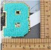 Chenille Iron on Letter Patches Glitter Sewing Accessories Patch Letters Embroidered Alphabet with Gold Sequin Cool Patch