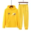 2023 Designer Men's Tracksuit Trapstar Print Hoodies Set Hooded Sweatshirt Sweatshirt Sweatpants 2 PCS Sportwear Style Jogging Basketball Clothing