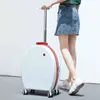 ''rolling Luggage Set Student Trolley Suitcase On Wheels Kid 'S Cartoon Cute Rounded For Girls Carrying J220708 J220708