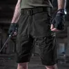 Gym Clothing Outdoor Summer Men Breathable Tactical Short Trousers Quick-Drying Military Fitness Climbing Trainning Waterproof Cargo ShortsG