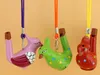 Ręcznie robiony ceramiczny gwizdek Śliczny styl Kształt ptak Kid Party Favor Prezent Nowość Vintage Design Water Ocarina For Children Toys LJA13428