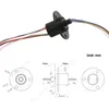 1 st speedball monitor gimbal ledande slipring diameter 22mm 12ch 2a samling glidning 360 ° roterande anslutande fog kapsel fläns elektriska kontakt