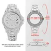 Luxury Relogio Masculino MISS Ice Out Diamond Watch Multifunction Day Date Adjust Calendar Quartz Watches For Men Dro