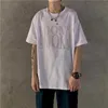 Summer harajuku t camisetas punk tops masculinos diamante não fuma sono unissex camiseta feminina tee casais roupas 220527