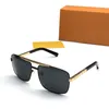 Classic Attitude Sonnenbrillen für Männer und Frauen, quadratischer Rahmen, V-Designer-Sonnenbrille, Unisex, UV400-Schutz, vergoldete Brillengestelle, Brillen-Lunettes, werden mit Box geliefert