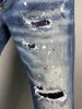 Jeans pour hommes, mode italienne, européenne et américaine, décontracté, lavage de haute qualité, optimisation de la qualité, D9850