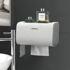 Toilet Roll Holder Waterproof Paper Towel Creative Tray Tissue Box Storage for Bathroom Kitchen 220523