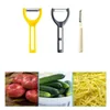 أدوات المطبخ 3 في 1 مقشرة متعددة الوظائف من الفولاذ المقاوم للصدأ الفواكه البلاستيكية الفاكهة قشر المبشر الإكسسوارات LT0188