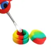 silicone bird metal stick cigarette stainless steel dab tools Smoking Accessories dabber kits