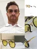 Óculos de sol femininos para homens homens de sol homens tipo402 estilo de moda protege os olhos UV400 Lente Top Quality com backaging aleatório