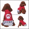 Other Pet Supplies Home Garden Dog Clothes Sports Wear Brand Animals Black Skl Jumpsuits For Yorkshire Puppies New Drop Delivery 2021 Eax1